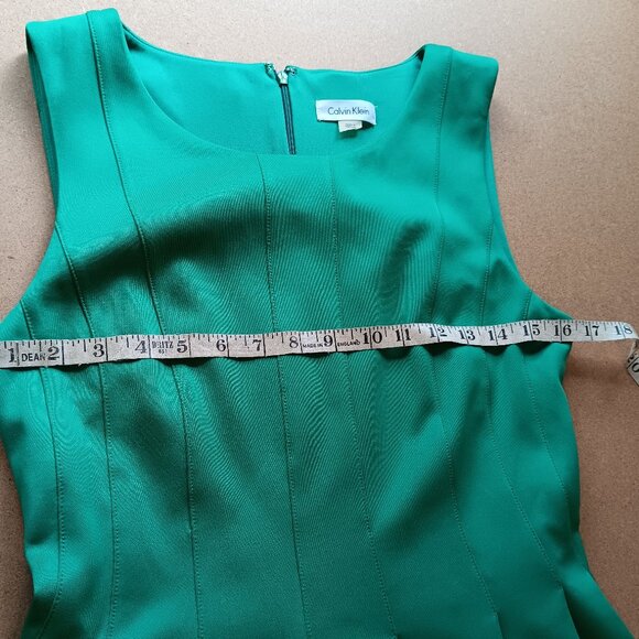 Calvin Klein dress Kelly Green size 8 - Picture 5 of 7